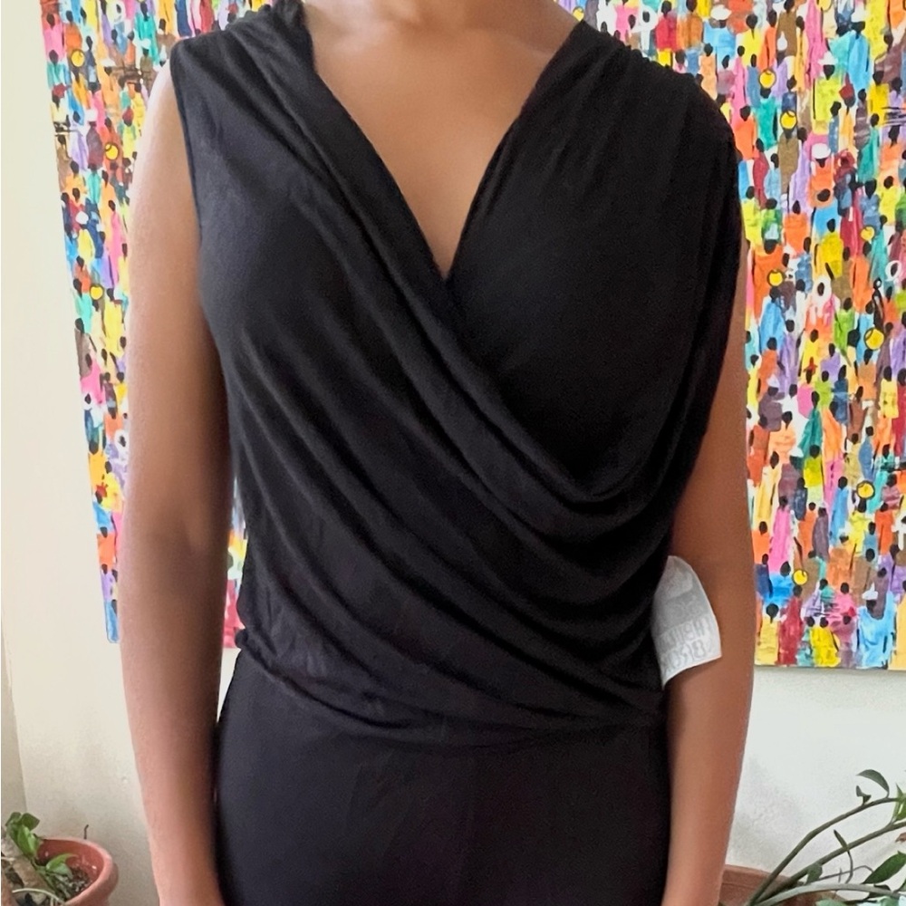 Young, Fabulous and Broke cowl neck jumpsuit.